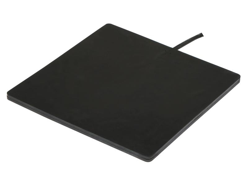 Kerbl Heizplatte für Geflügeltränken, 24 x 24 cm, Schwarz Heizelement für Tränken