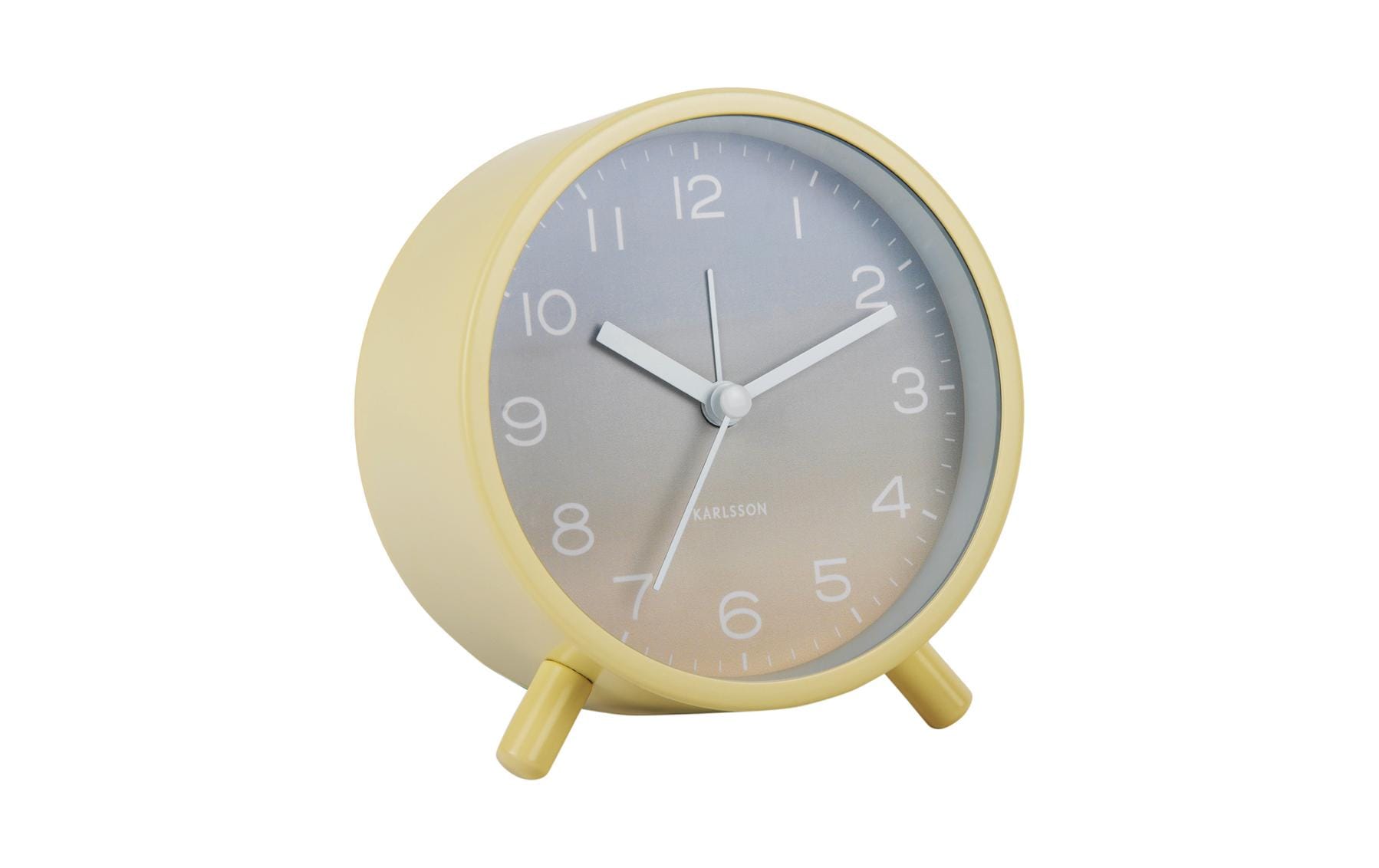 Klassischer Wecker Gradient GelbAnalogwecker