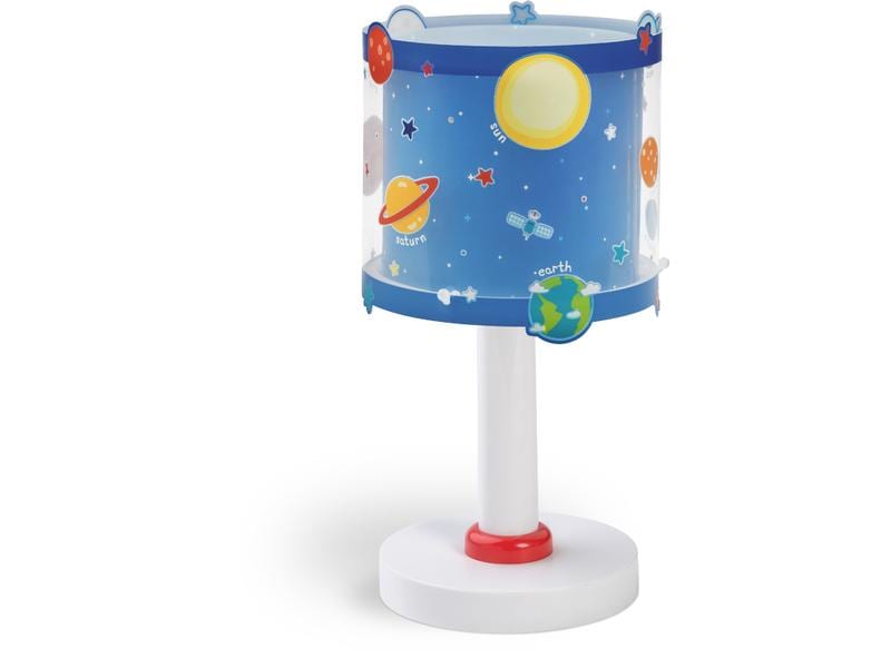 Dalber Tischlampe Planets Tischleuchte mit Doppelschirm für Kinder