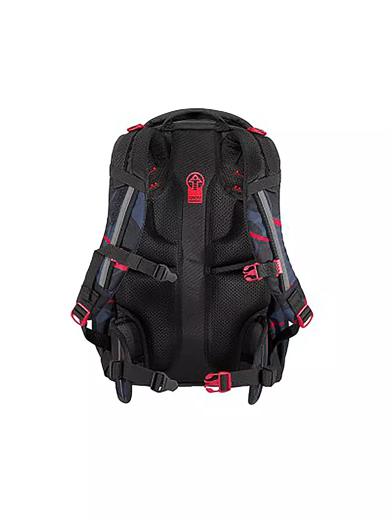 COOCAZOO Schulrucksack MATE Lava Lines schwarz