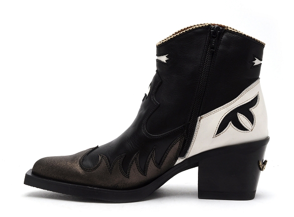 Nemonic boots bottine talons femme 2353 noir
