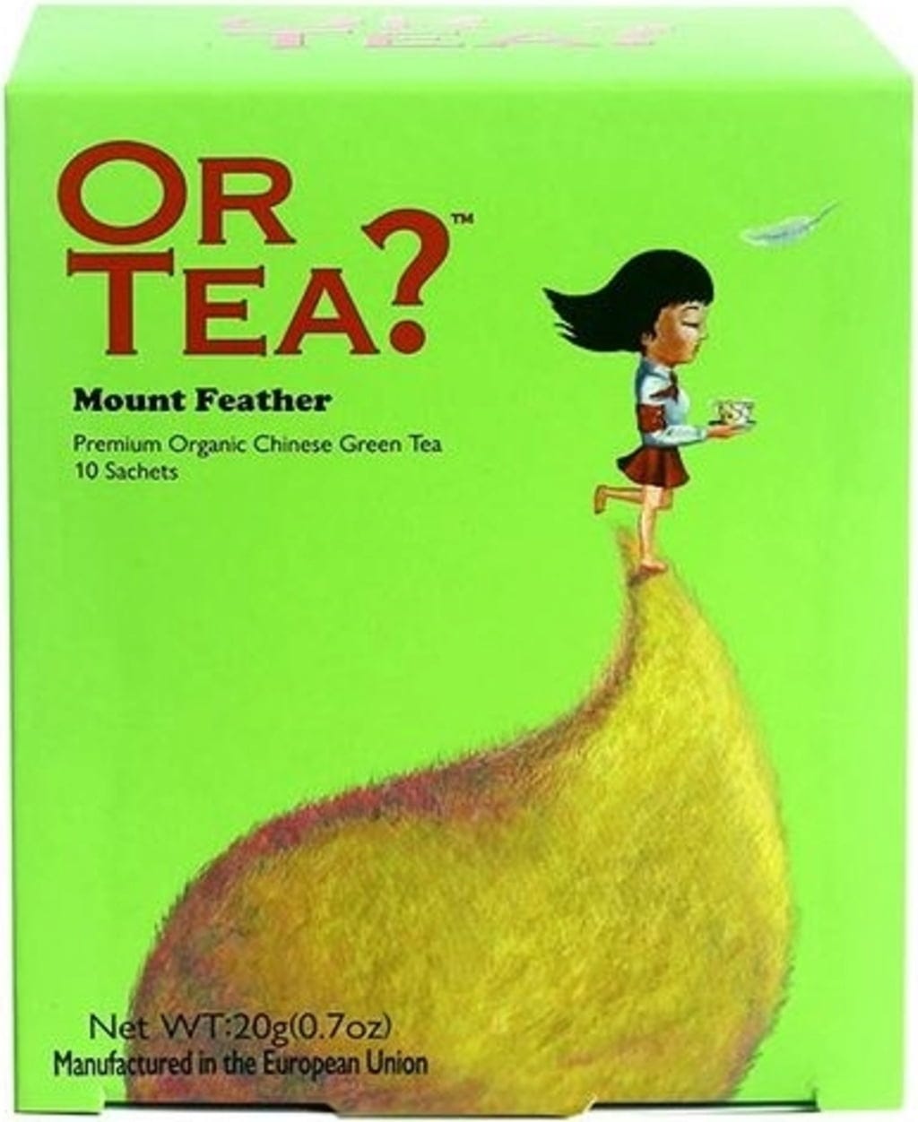 OR TEA?  BIO Mount Feather, Teebeutel-Box 10 Stk.
