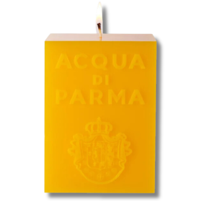 Bougie Cube jaune Colonia bougie parfumée ACQUA DI PARMA