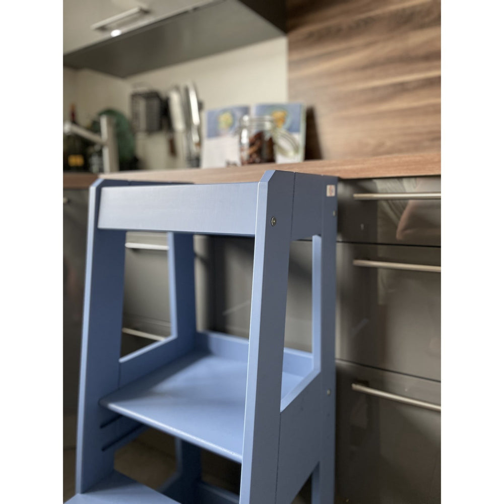 Køb tiSsi® Dove Blue Laquer Felix Læringstårn Massiv Bøg