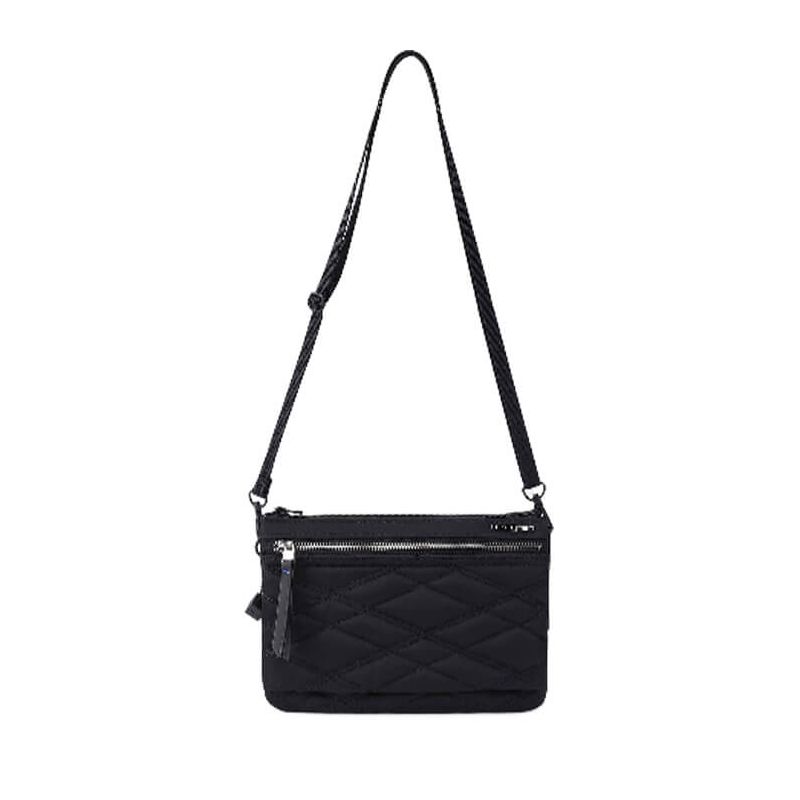 Sac bandoulière Emma 24 cm New Quilt Black