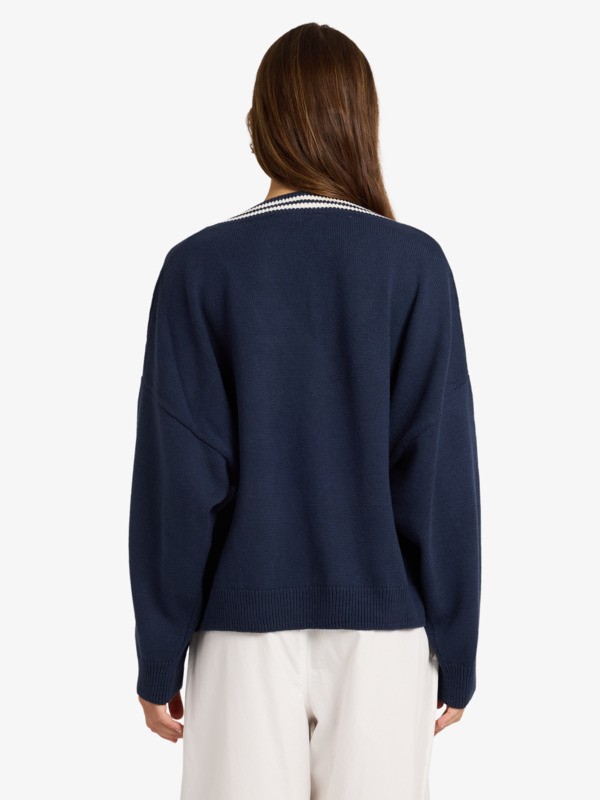 Surf School Pull Bleu Femme