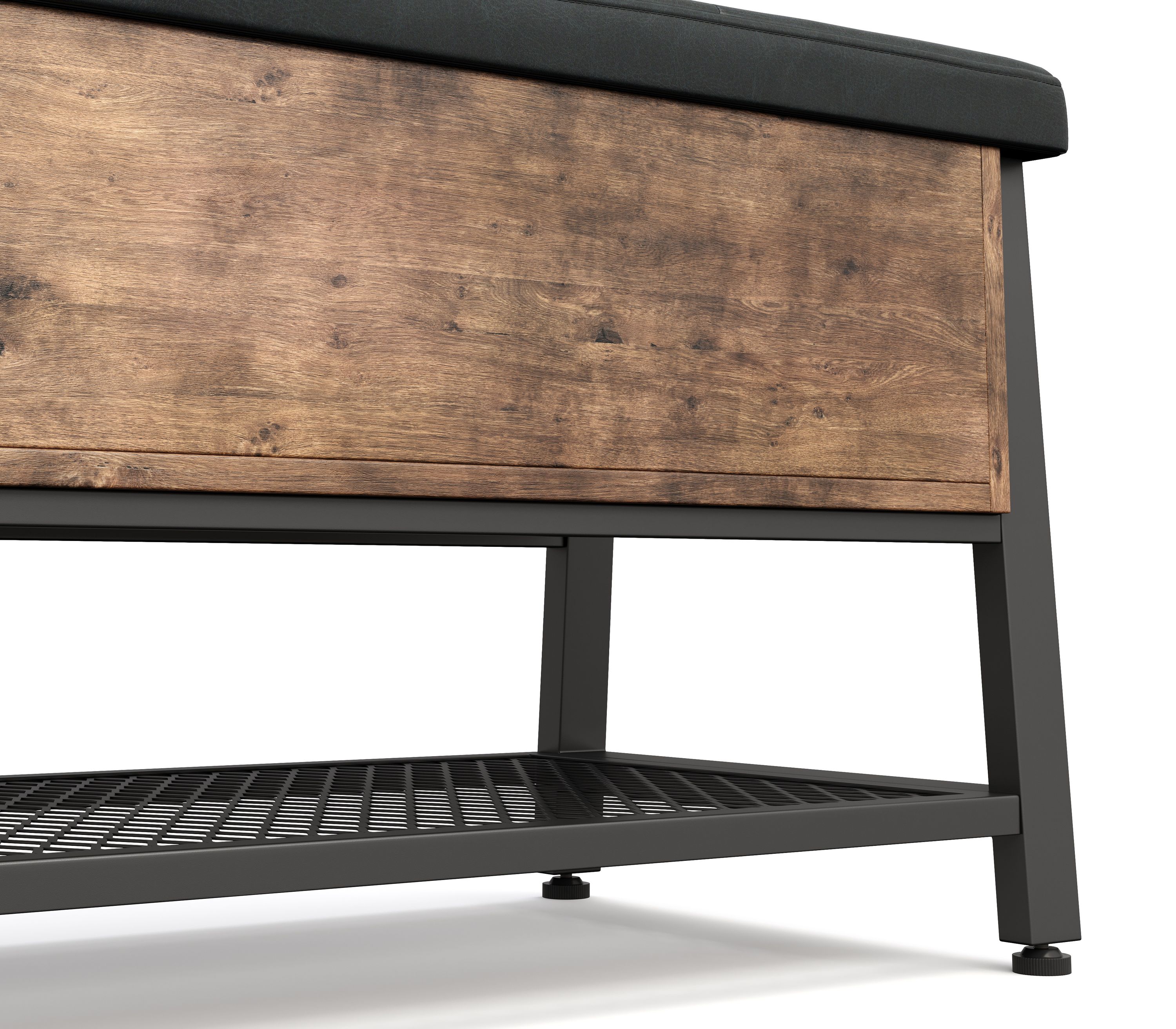 Sitzbank Leder Vintage BONITA