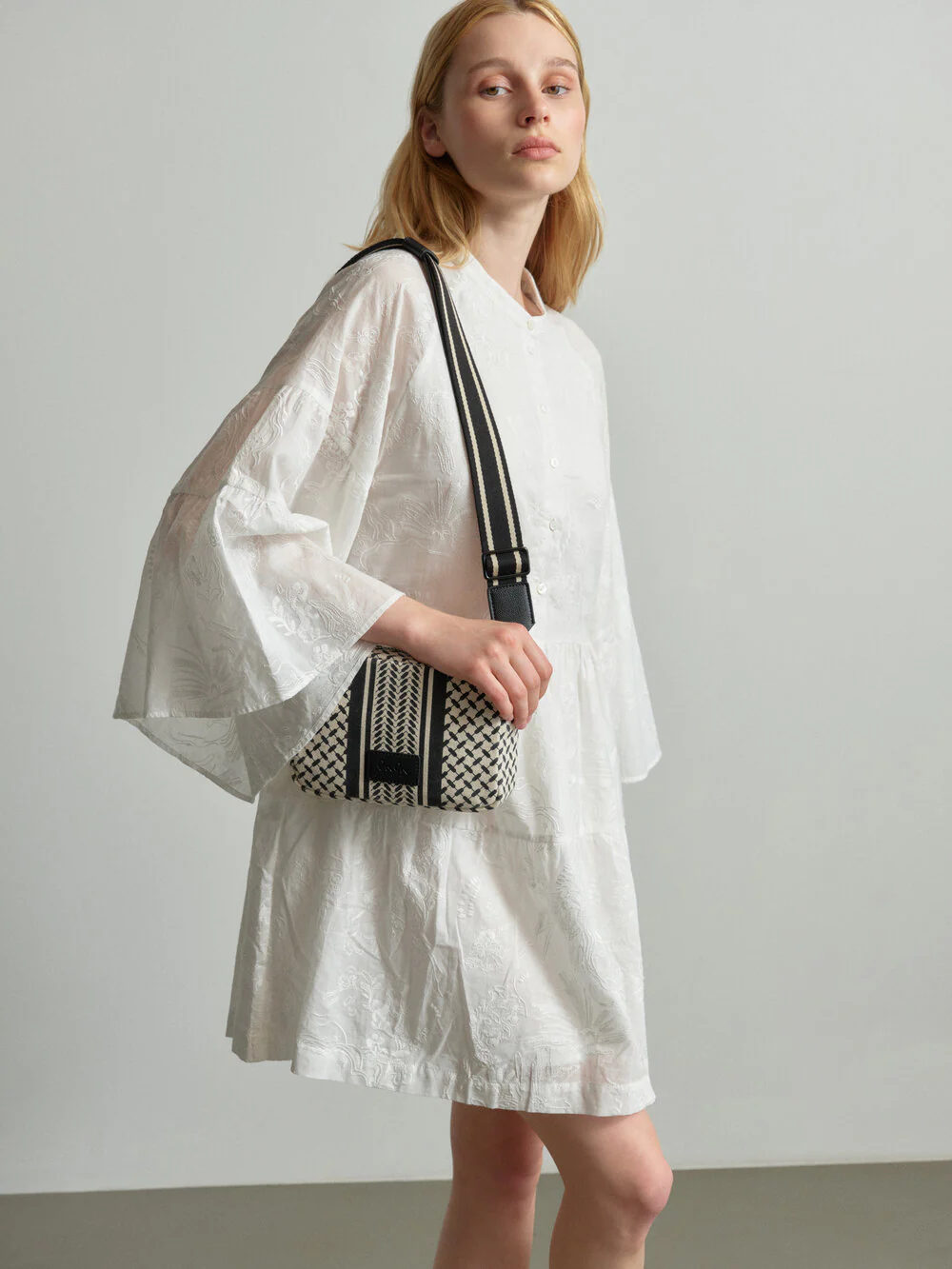 Lala Berlin  Milly Crossbodytaske - heritage stripe black