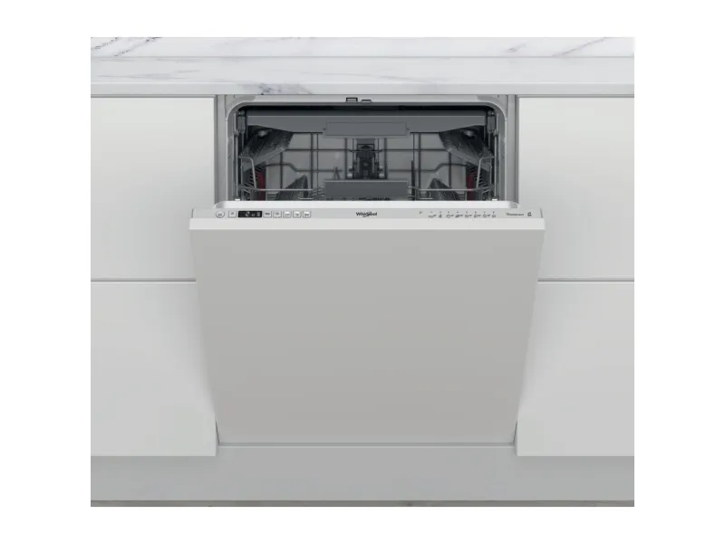 Whirlpool WIC 3C34 PFE S - Opvaskemaskine - til indbygning - Niche - bredde: 60 cm - dybde: 56 cm - højde: 82 cm - sølv