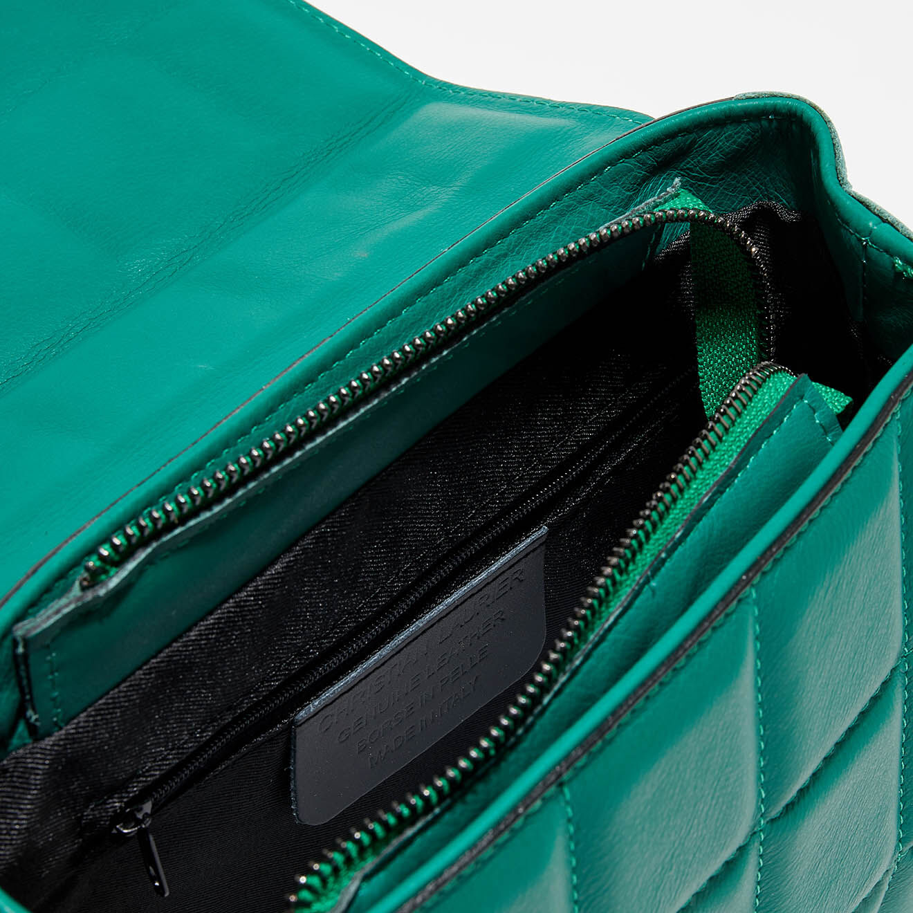 Christian Laurier Sac à main en Cuir Vicky vert - 22.5x19.5x10 cm