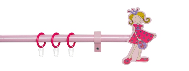 Good Life Gardinenstange »Prinzessin« Ø 16 mm 1 läufig-läufig ausziehbar pink-rosé