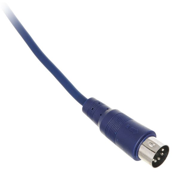 the sssnake SK366-2-BLU MIDI-Kabel blau