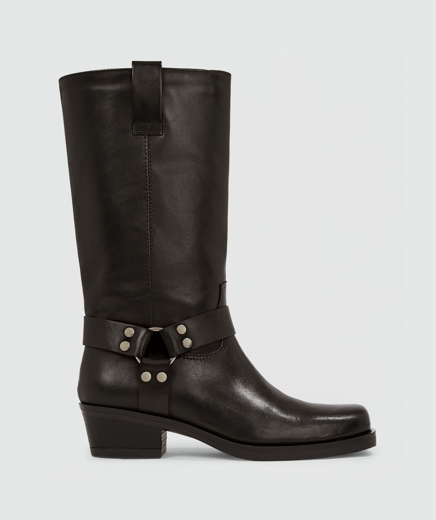 JV-LILIAN laarzen van leer - black