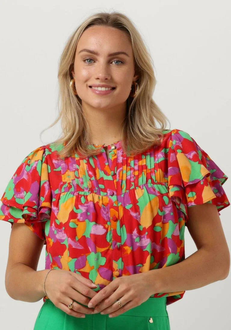 FABIENNE CHAPOT rode fabienne chapot top bobbie blouse