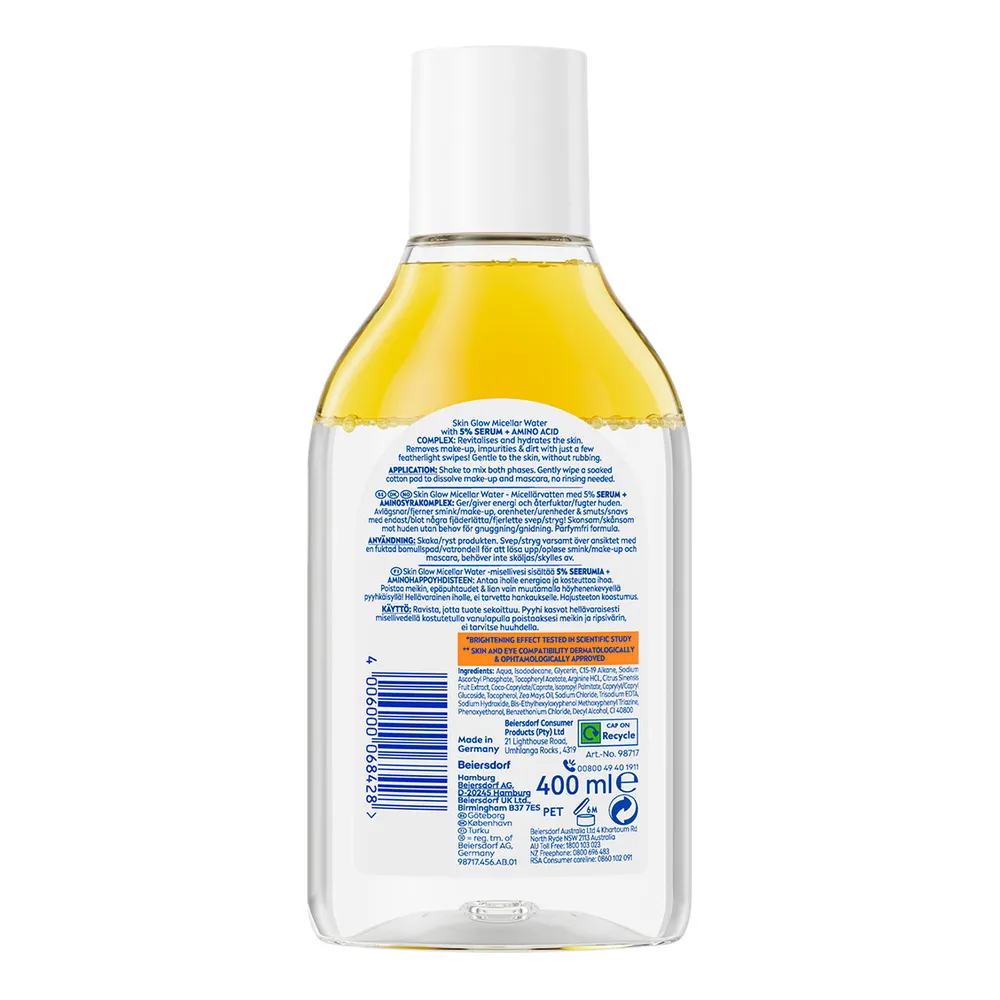 Nivea Brightening Micellar Water - 400 ml.
