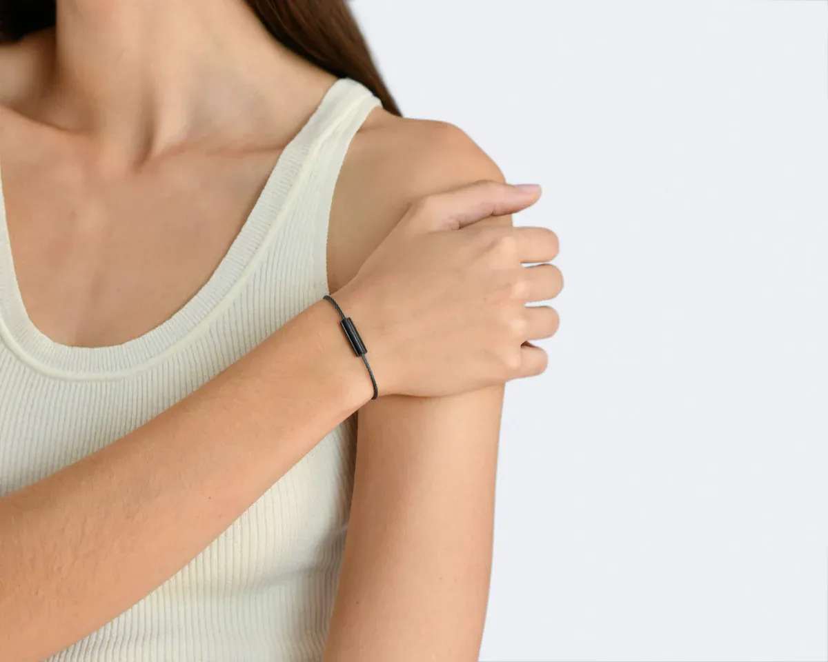 Bracelet câble céramique 5g Le Gramme