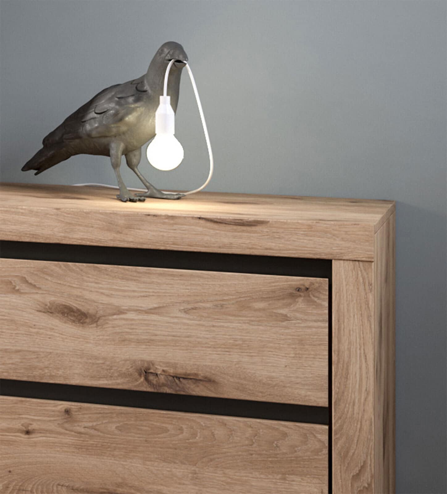 Vitrine WOODY 91x200 cm Braun
