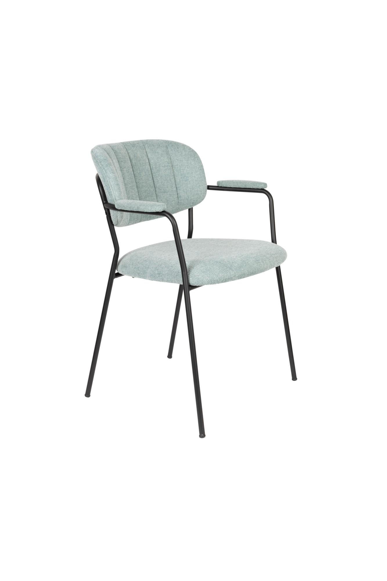 CHAIR JOLIEN BLACK/LIGHT GREEN FR