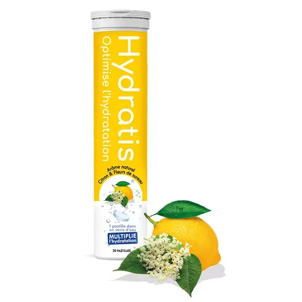 Hydratis Citron & Fleurs de Sureau 20 pastilles