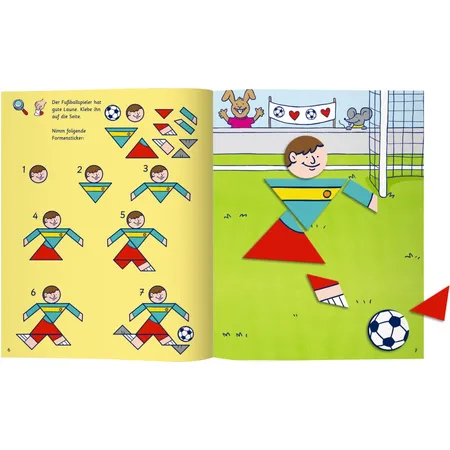 Coppenrath Verlag Lernerfolg Vorschule: Sticker-Lernspaß (Fußball)