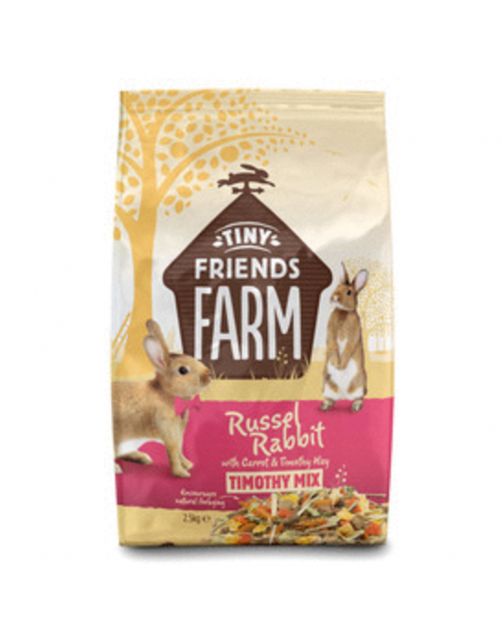 Tiny Friends Farm Russel Rabbit Timothy Mix - Konijnenvoer - 2.5 kg
