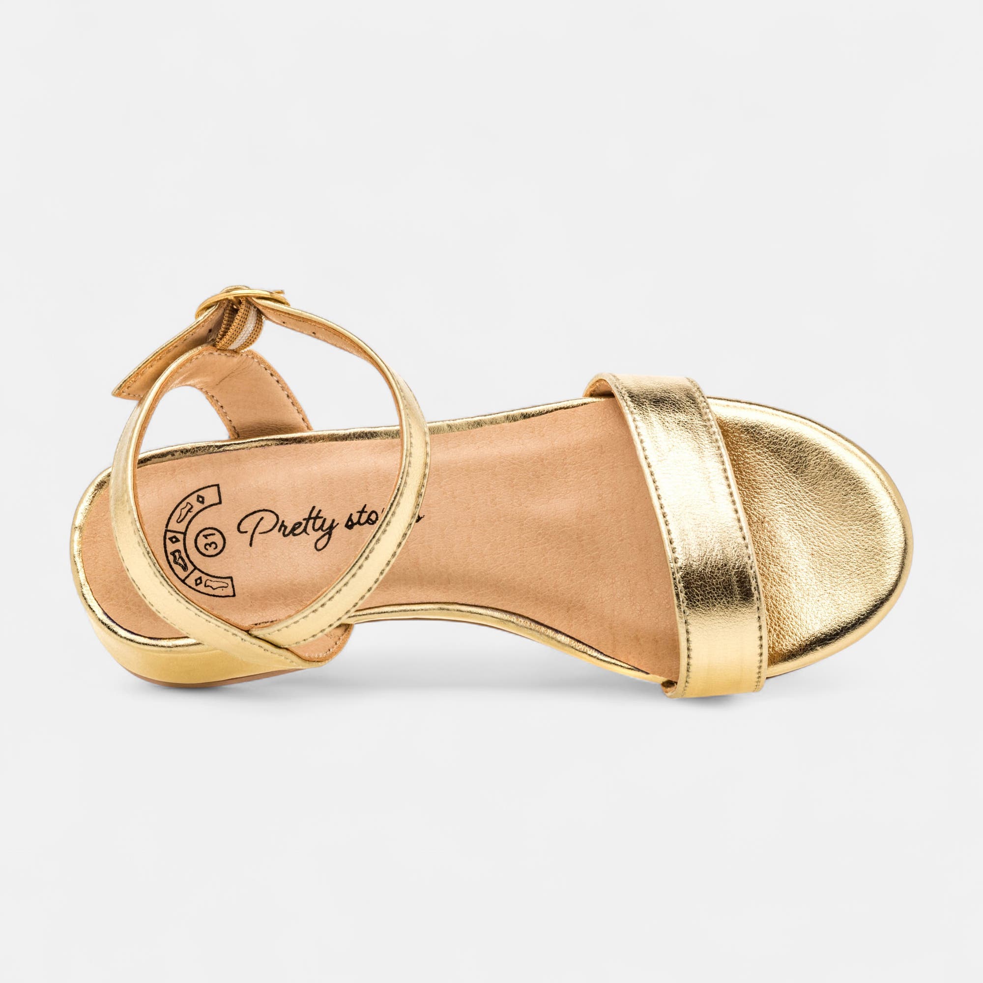 Nu-pieds Fille or