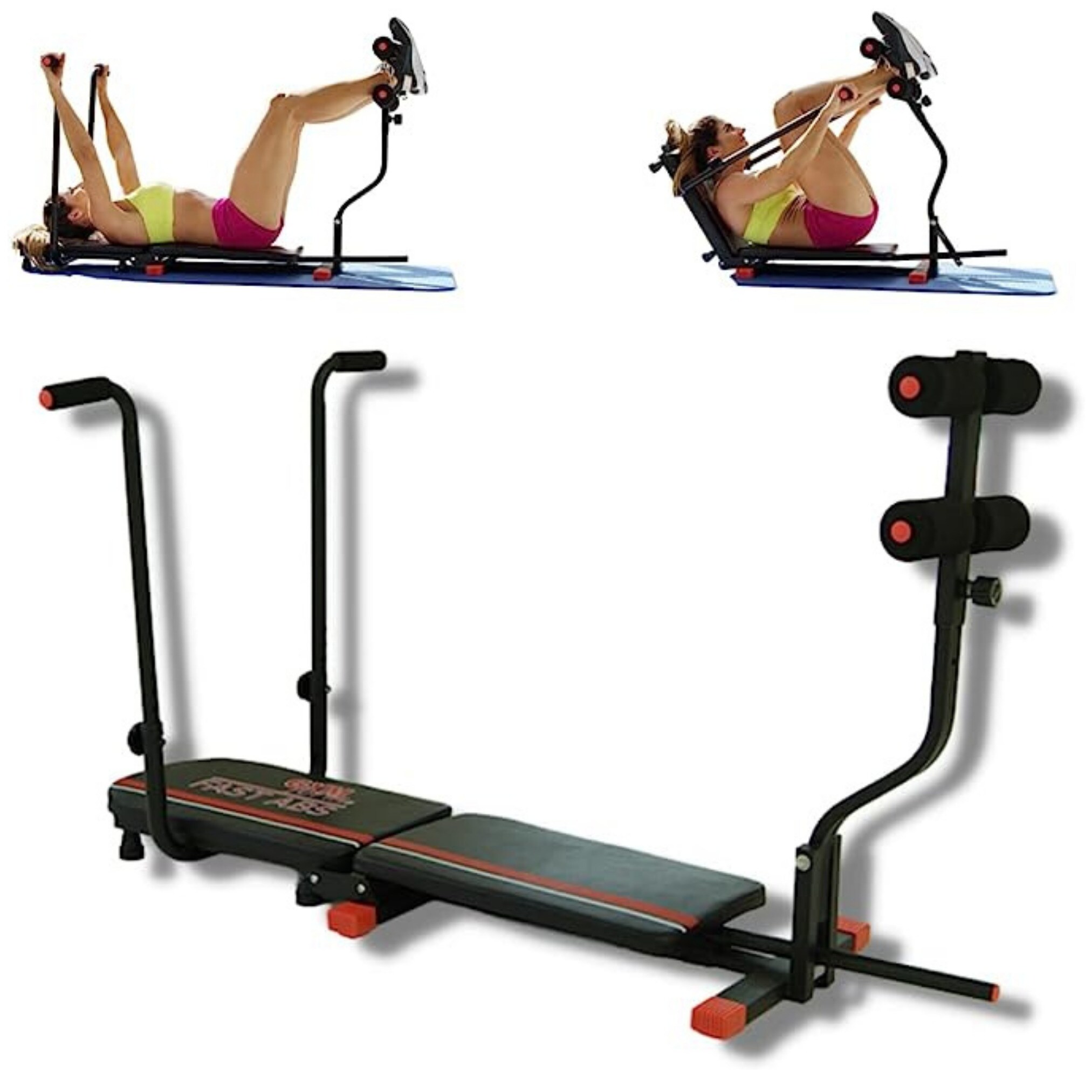 Gymform® Bauchmuskeltrainer - Bauchtrainer Zuhause, klappbar Fast Abs