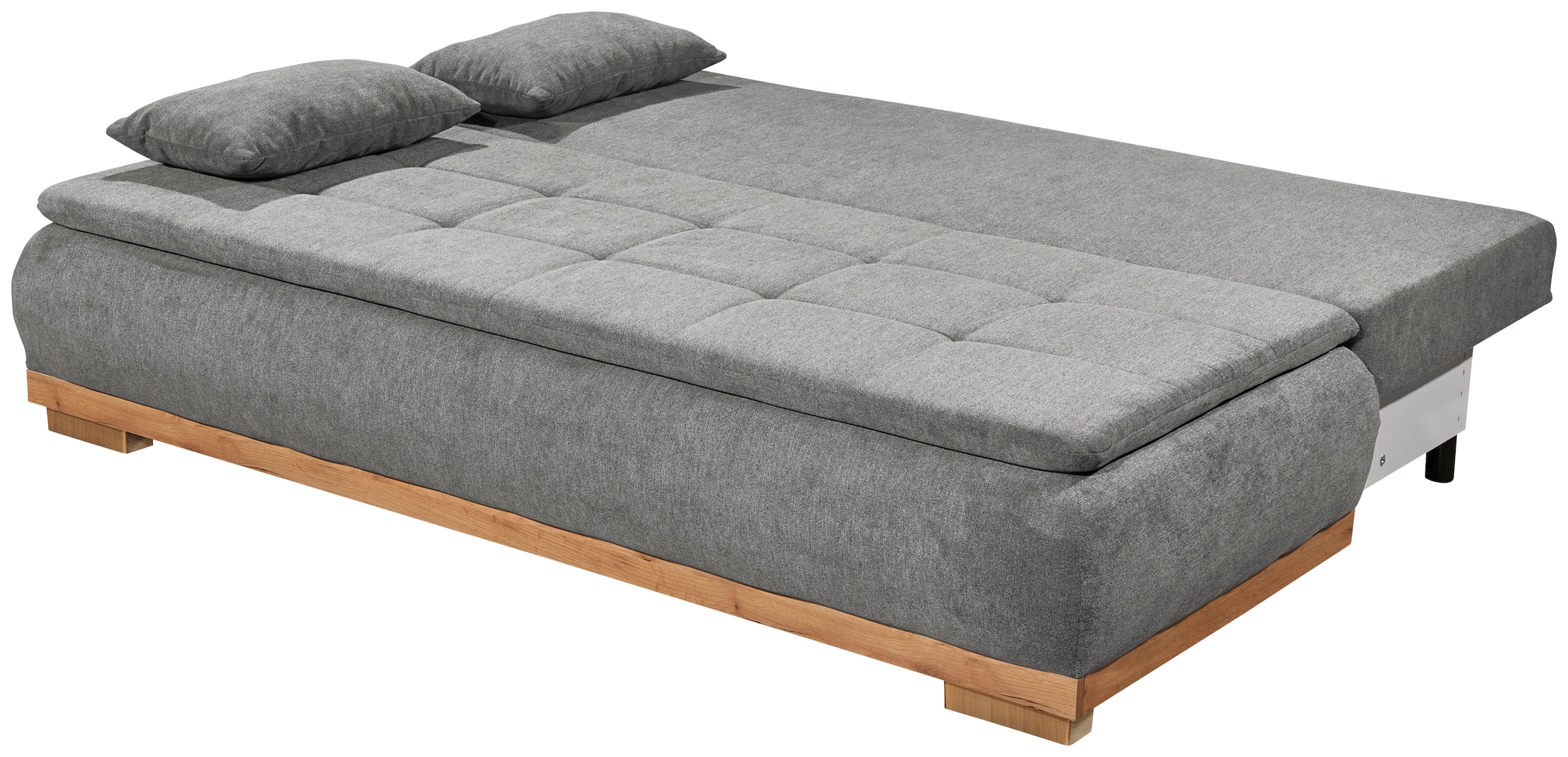 ED EXCITING DESIGN Schlafsofa »Mila« mit Bettkasten & 2 Armlehnenkissen