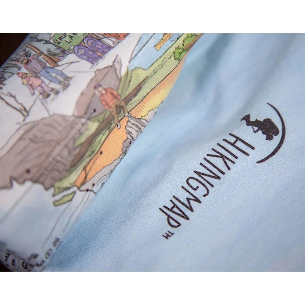 Awesome maps Wanderkarte Die besten Wanderwege der Welt handtuch
