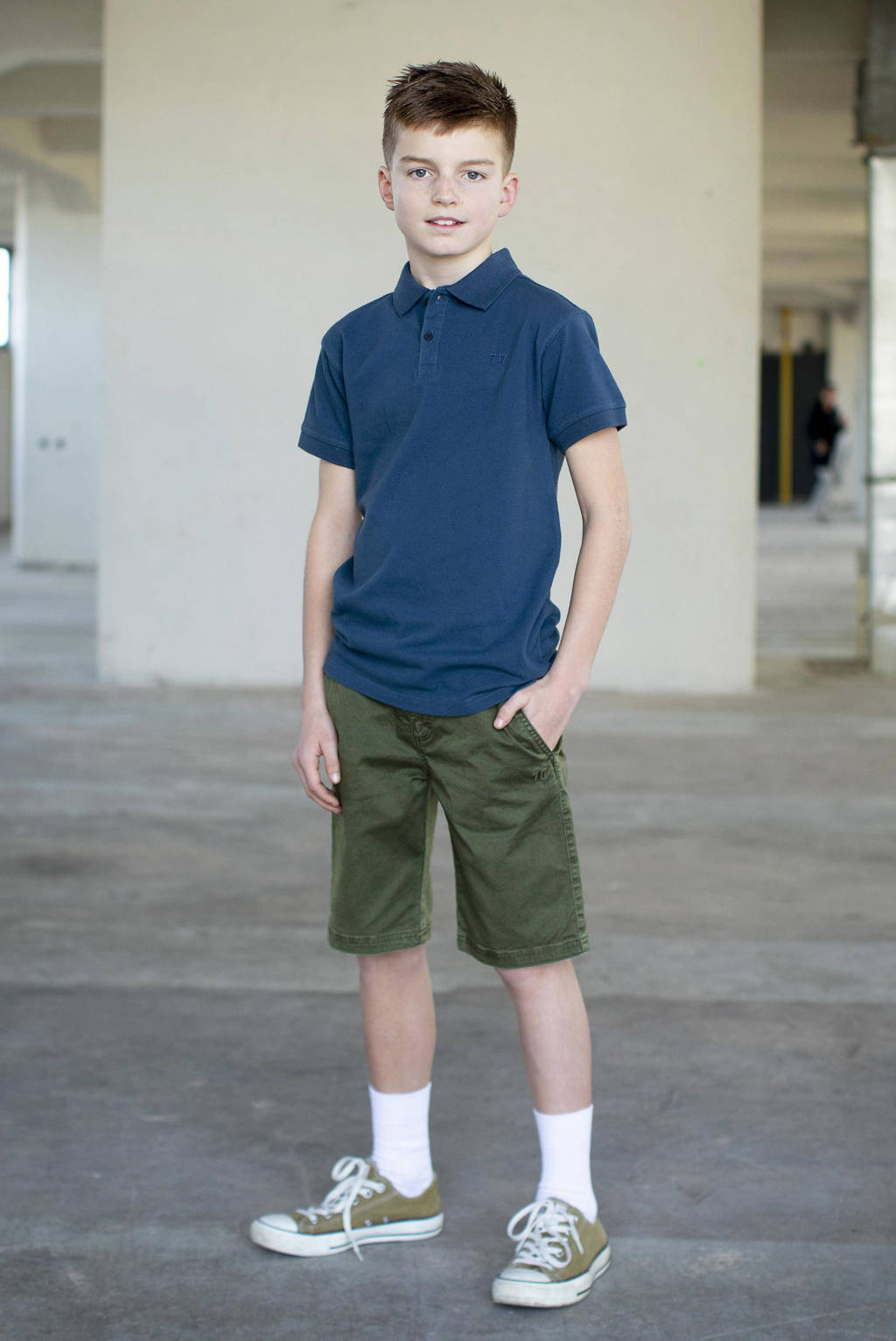 SEVENONESEVEN regular fit short groen