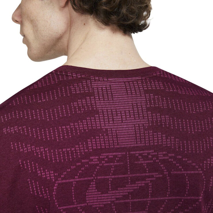 Nike Pro Dri Fit Burnout T Shirt Rød