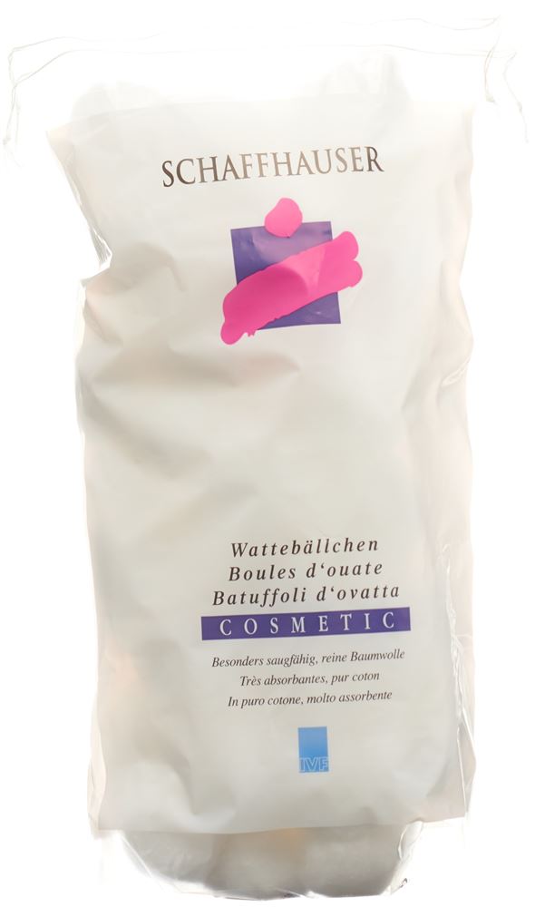 SCHAFFHAUSER Wattebällchen<br>60 g, Cosmet weiss