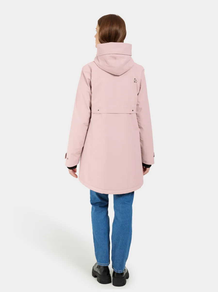 Didriksons Women's Helle Parka 5 Oyster Lilac