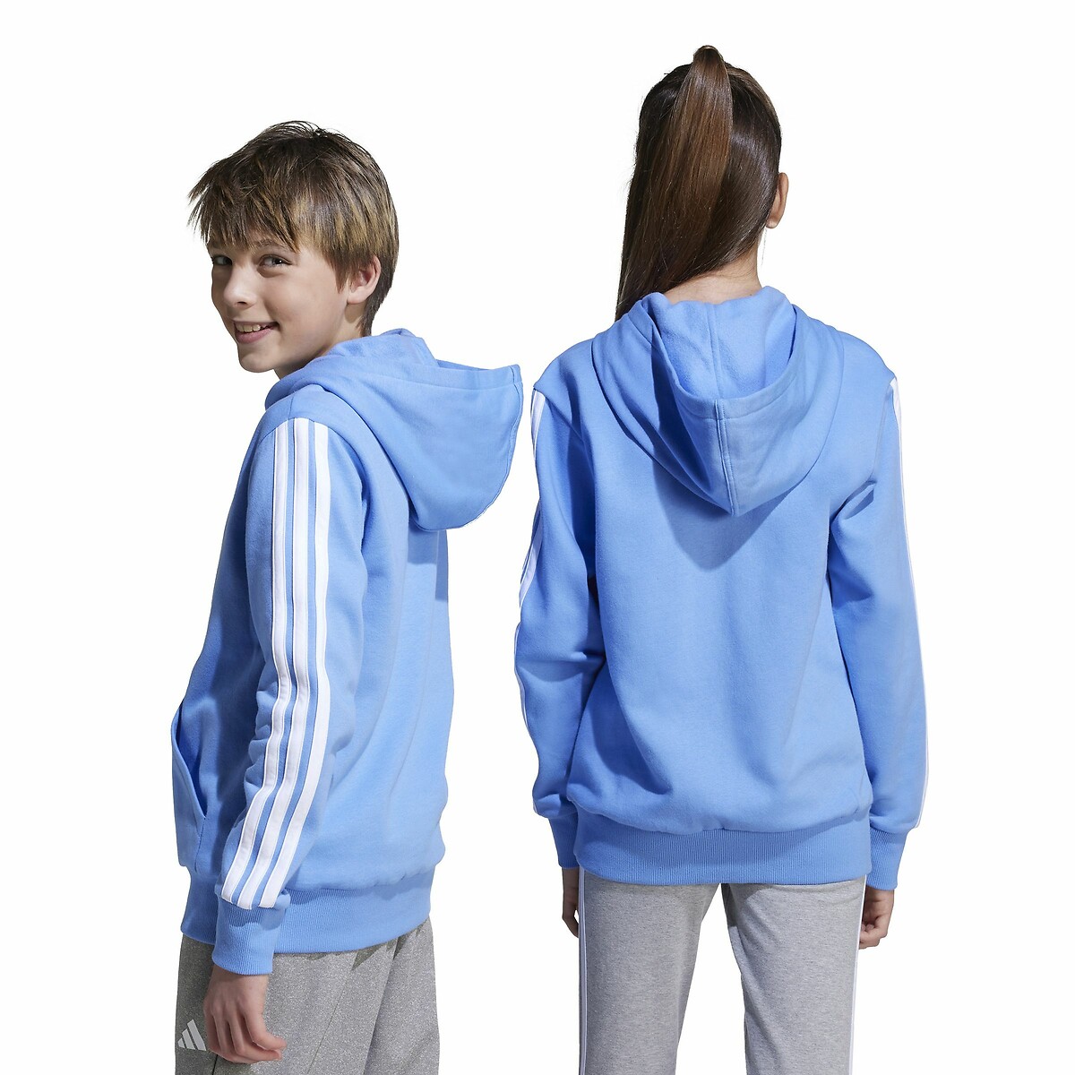 ROUPAS ESPORTIVAS ADIDAS<br>Moletom fechado em fleece escovado