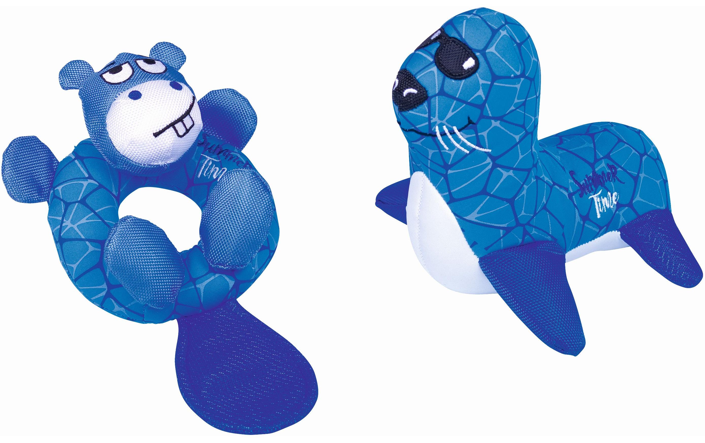 Schwimmspielzeug Floating Robbe, 17 cm, BlauHunde-Spielzeug