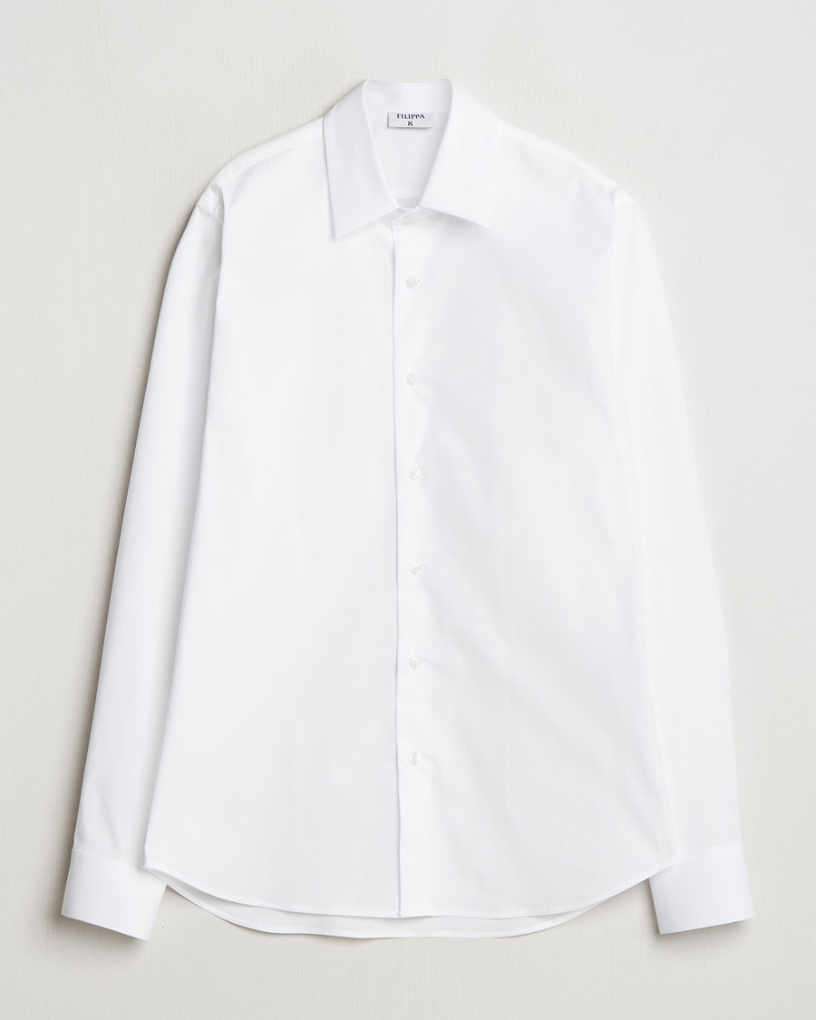 Filippa K Slim Cotton Stretch Shirt White