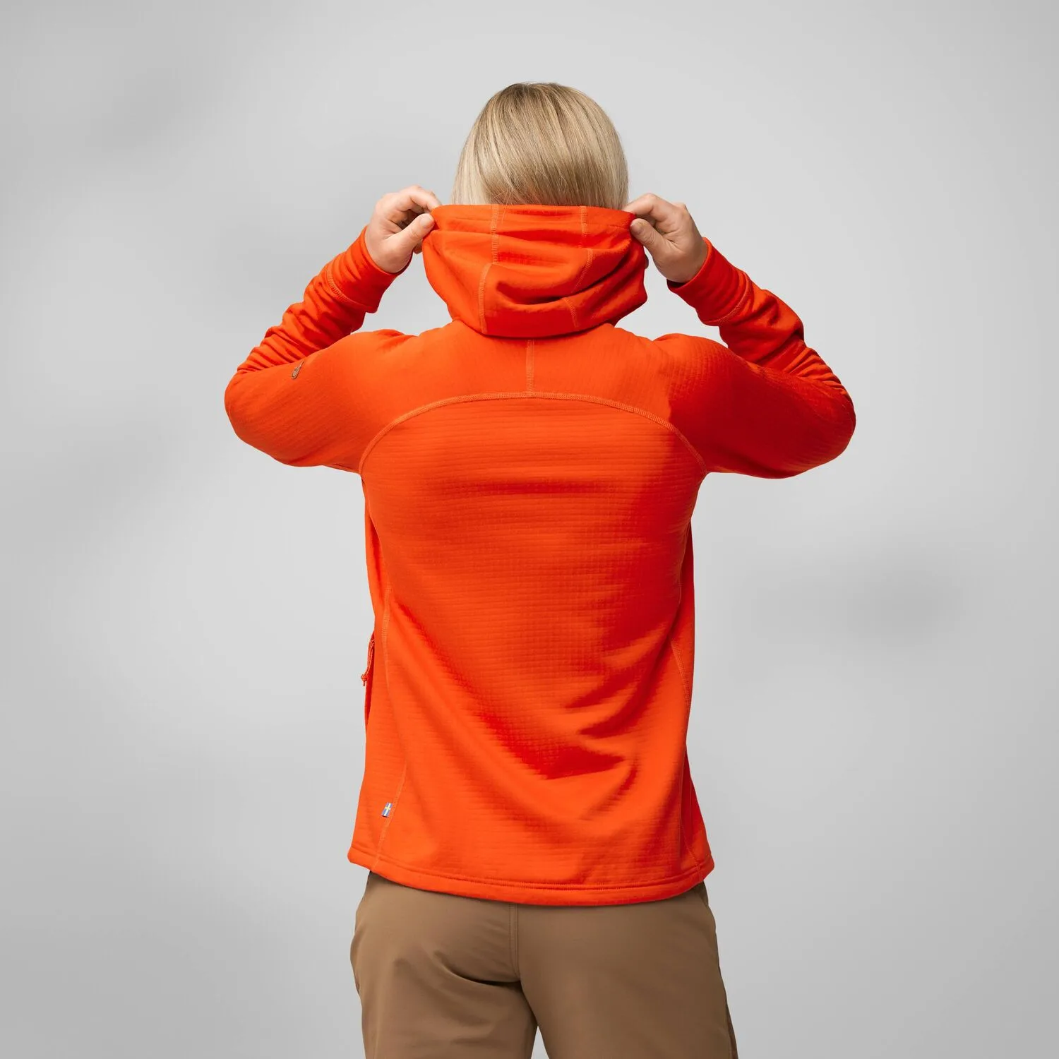 Fjällräven Women's Abisko Grid Fleece Hoodie Black