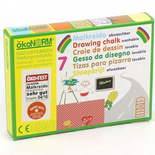 Ökonorm eco stoepkrijt 7 kleuren