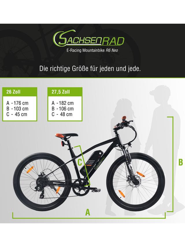E-Racing Mountainbike R6 mit 500 Wh
