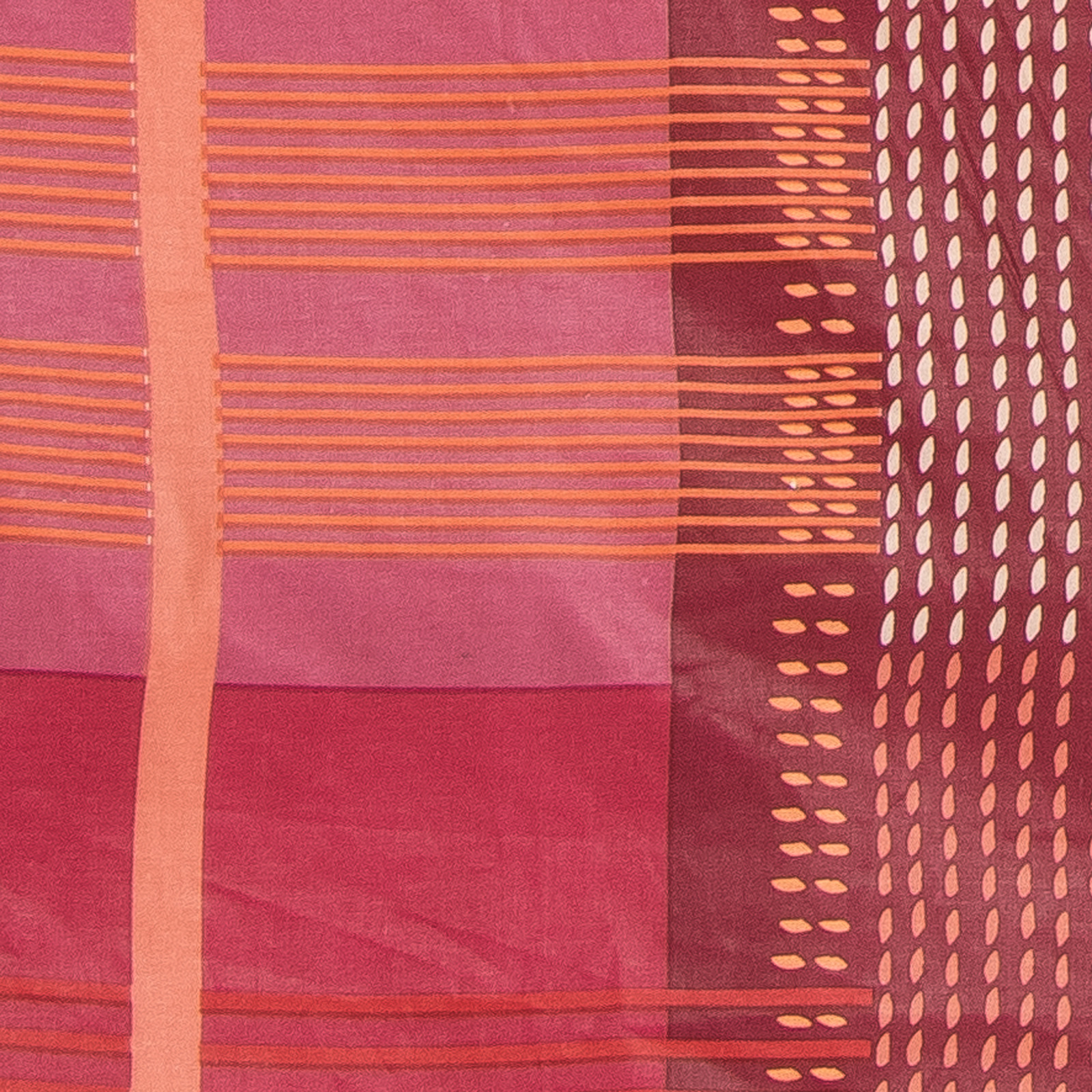 Bettwäsche mit rotem Muster 160x210 65x100 Bettanzug Nord