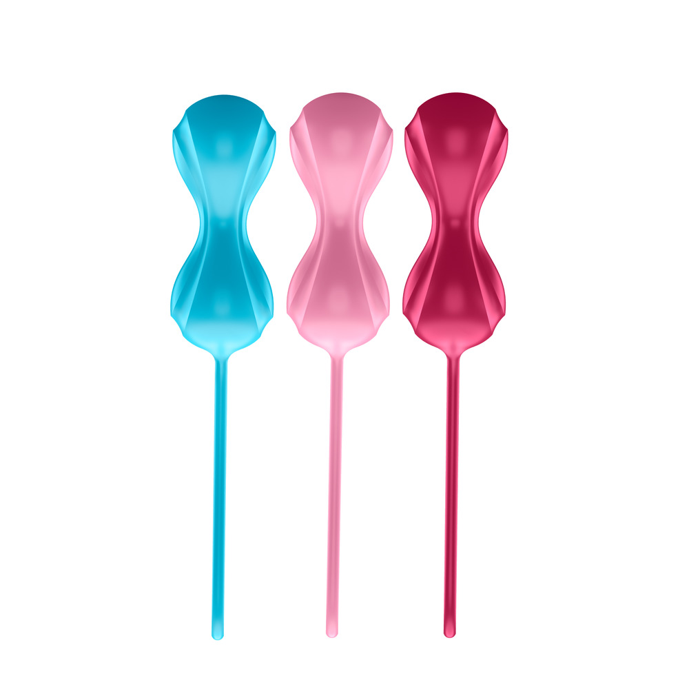 Satisfyer bækkenbundskugler træningssæt - 3 stk.