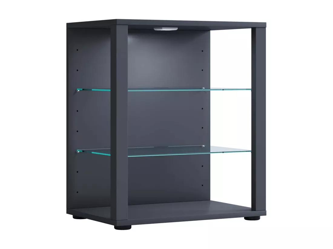 Bois Verre Stand Vitrine Glasol S