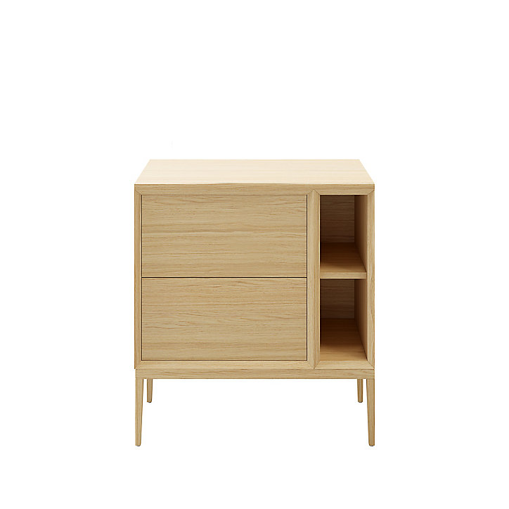 Niche 2 cases GoodHome Avela placage chêne 20 cm