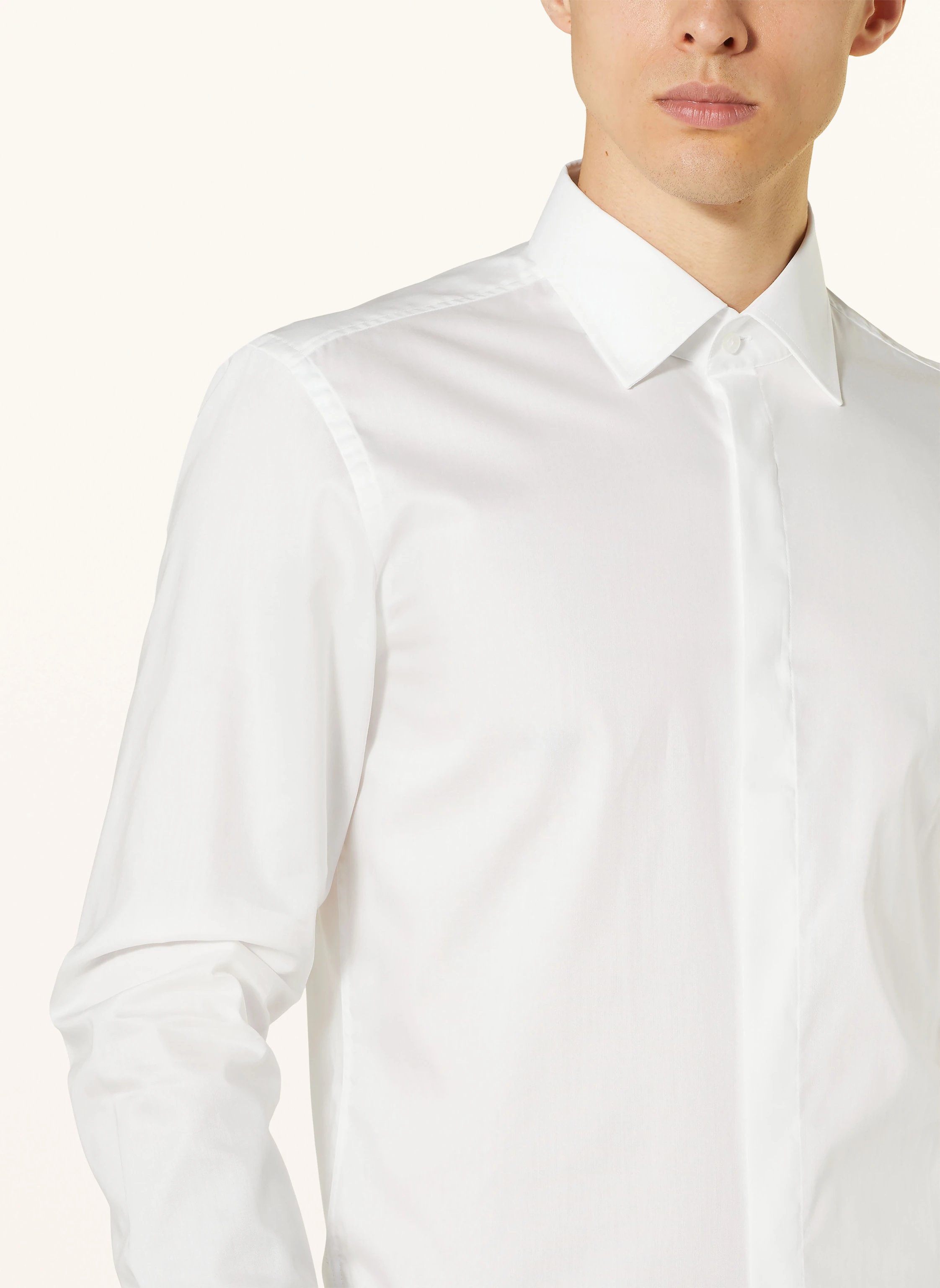 BOSS Hemd HANK Slim Fit mit Umschlagmanschette