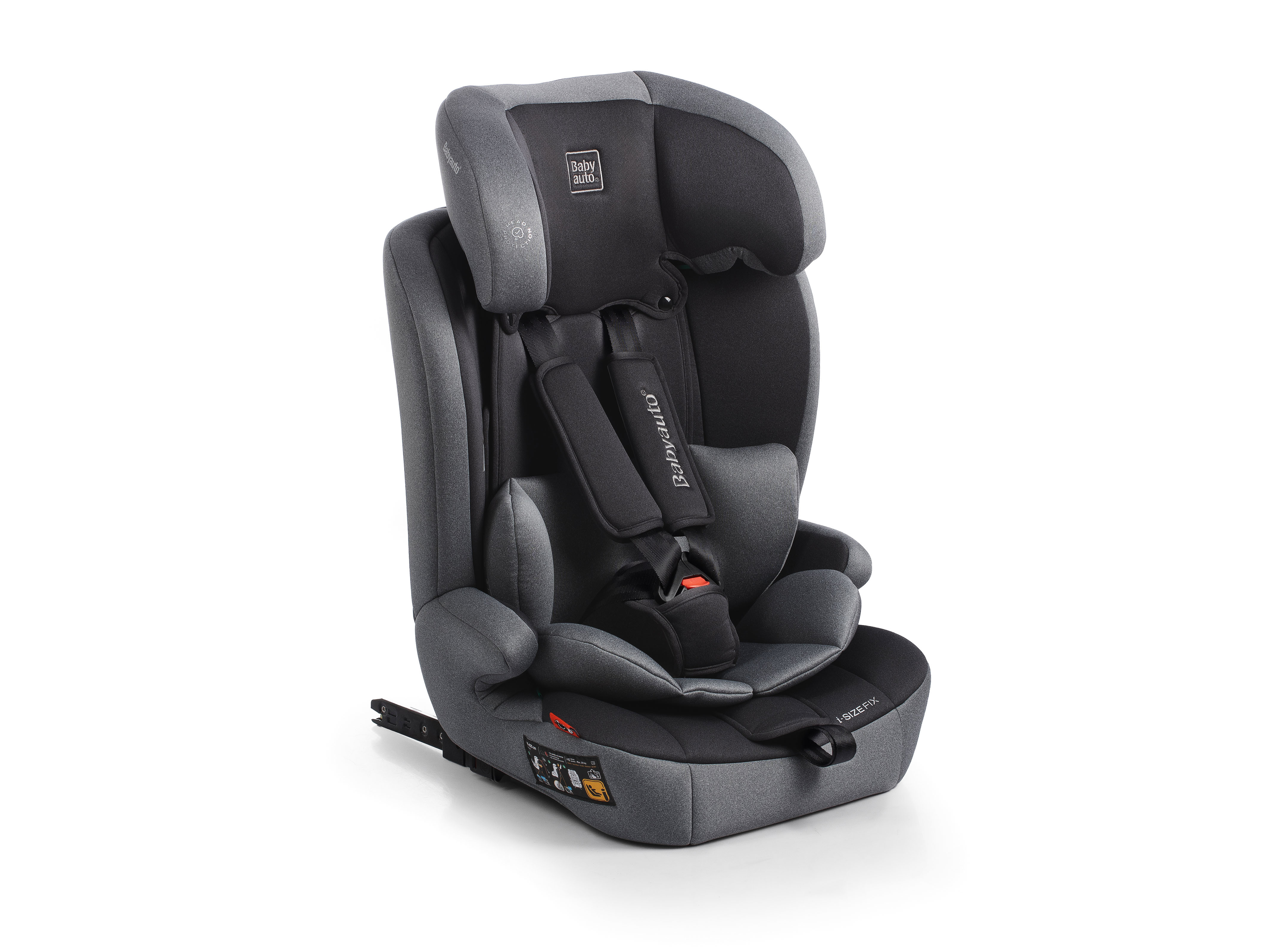 CADEIRA AUTO I-SIZE BABYAUTO 76-150CM ISOFIX ANTRACITE