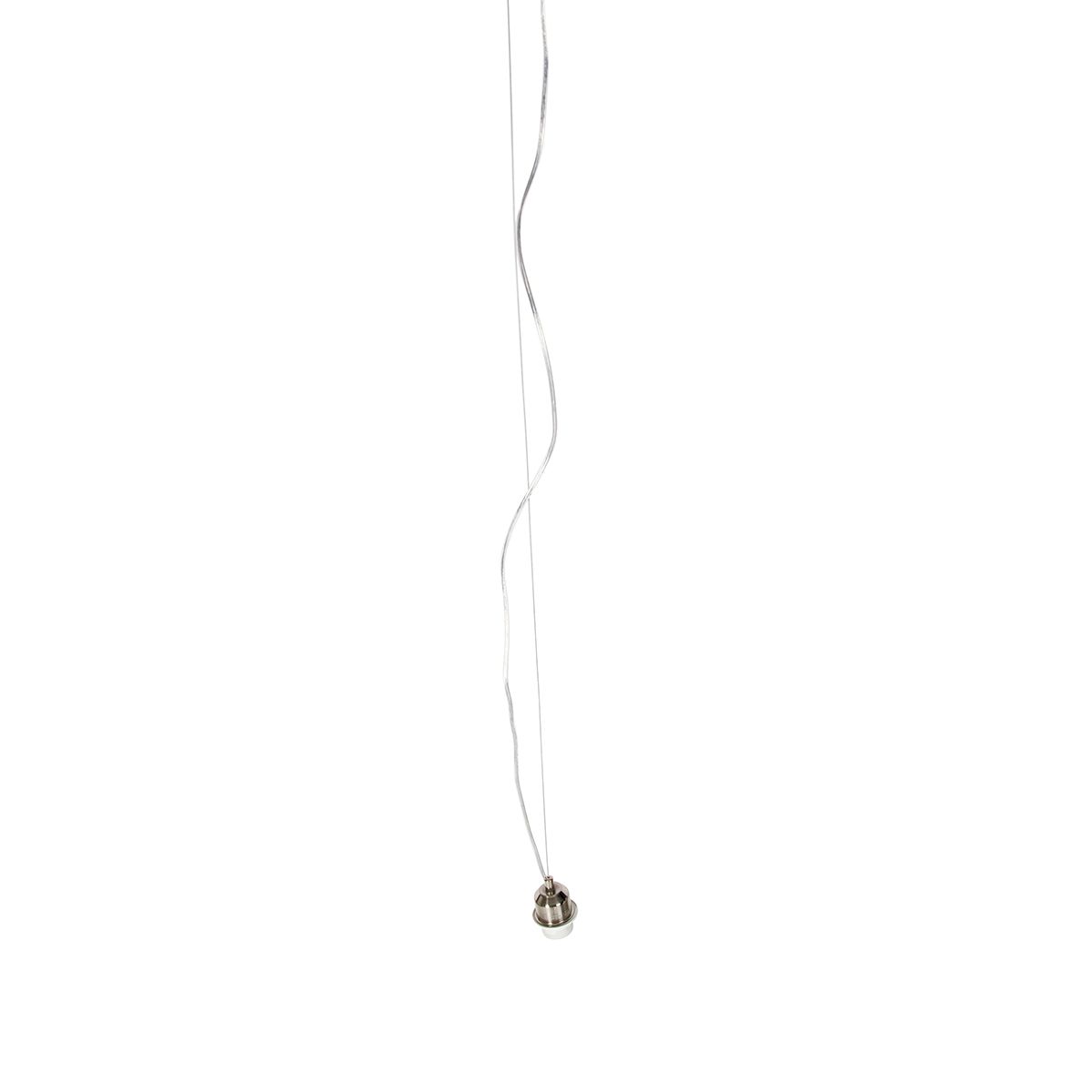Moderne hanglamp staal zonder kap - Cappo