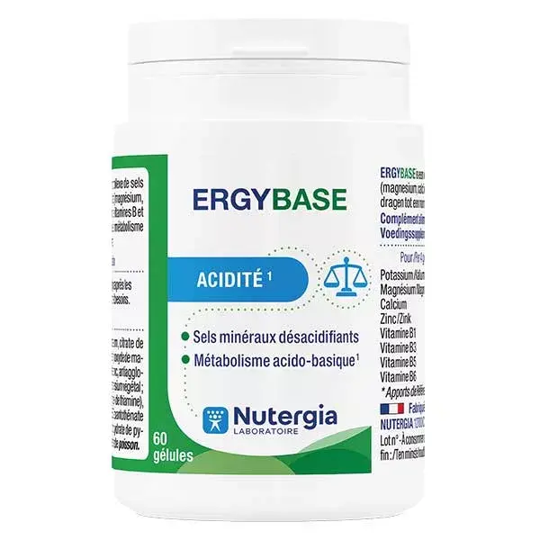 Nutergia Ergybase 60 cápsulas