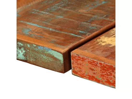 Table de bar Bois massif de récupération 150 x 70 x 107 cm