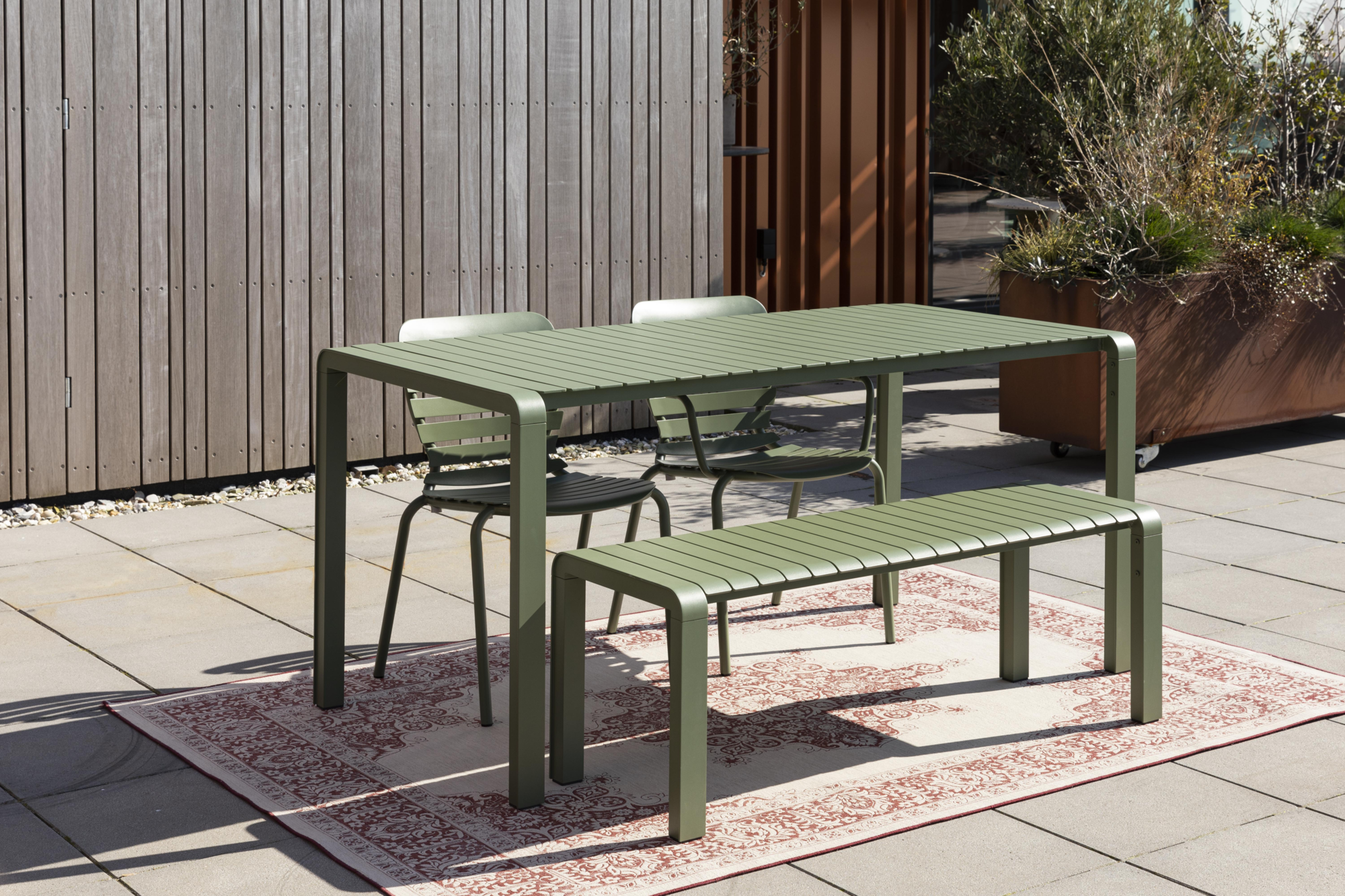 Tuinbank Vondel groen 175x45 cm