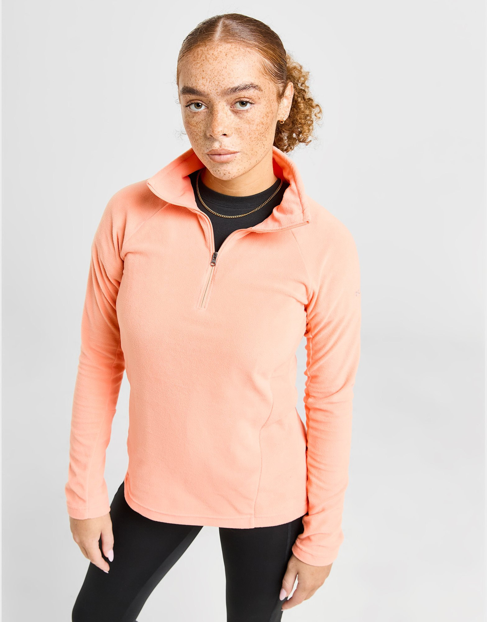 Columbia Haut Glacial Polar 1/4 Zippé Femme